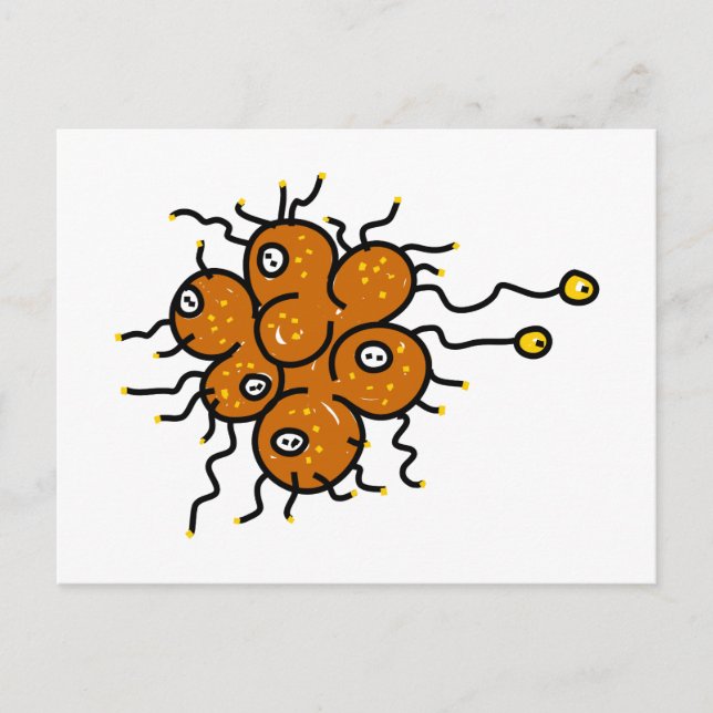 Bacteria Postcard (Front)