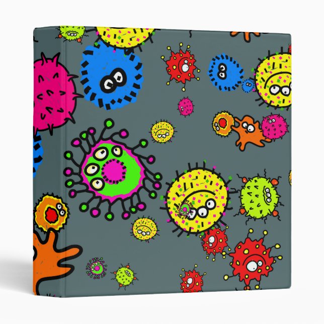 Bacteria Wallpaper Binder (Front/Spine)