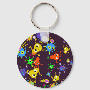Bacteria Wallpaper Keychain