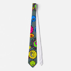 Bacteria Wallpaper Tie