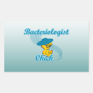 Bacteriologist Chick #3 Sticker