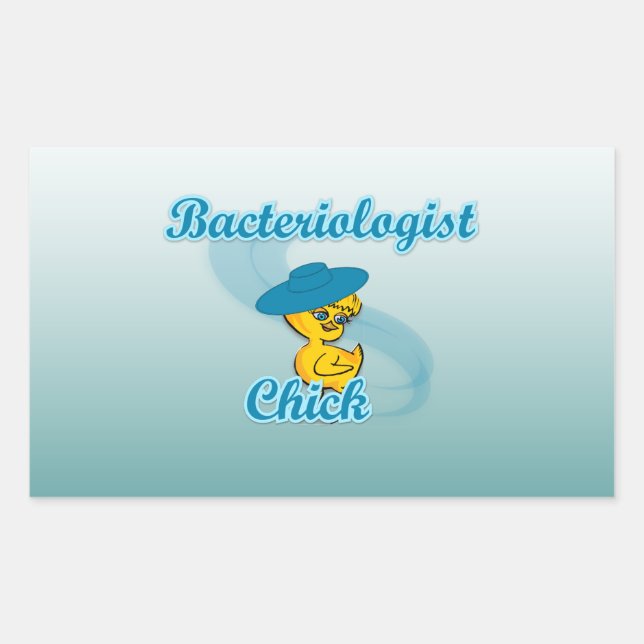 Bacteriologist Chick #3 Sticker (Front)