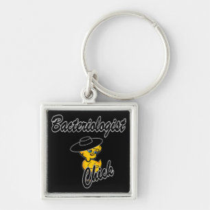 Bacteriologist Chick #4 Keychain
