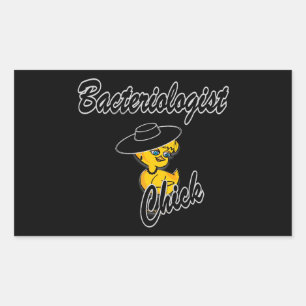Bacteriologist Chick #4 Sticker