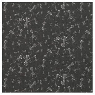 Bacteriophage - BW Fabric