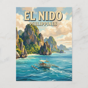 Bacuit Bay, El Nido Philippines Postcard