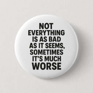Bad 2 Inch Round Button