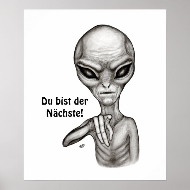 Bad Alien , Du bist der Nächste! Poster (Front)