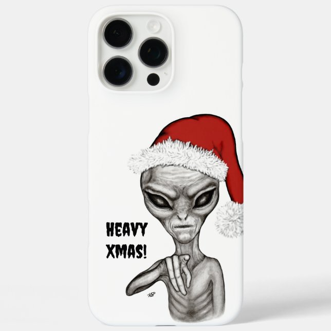 Bad Alien , Heavy Xmas ! Case-Mate iPhone Case (Back)