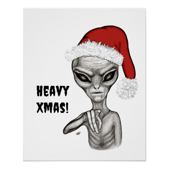 Bad Alien , Heavy Xmas ! Poster (Front)