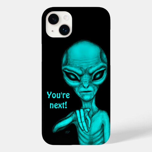 Bad Alien , You're next ! Case-Mate iPhone Case (Back)