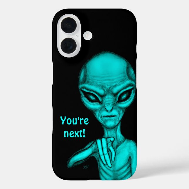Bad Alien , You're next ! Case-Mate iPhone Case (Back)