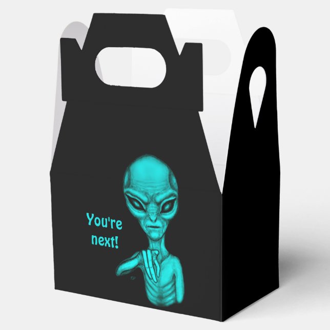 Bad Alien , You're next ! Favor Box (Opened)