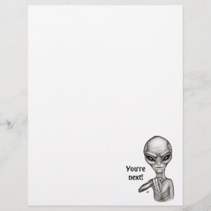 Bad Alien , You're next ! Letterhead