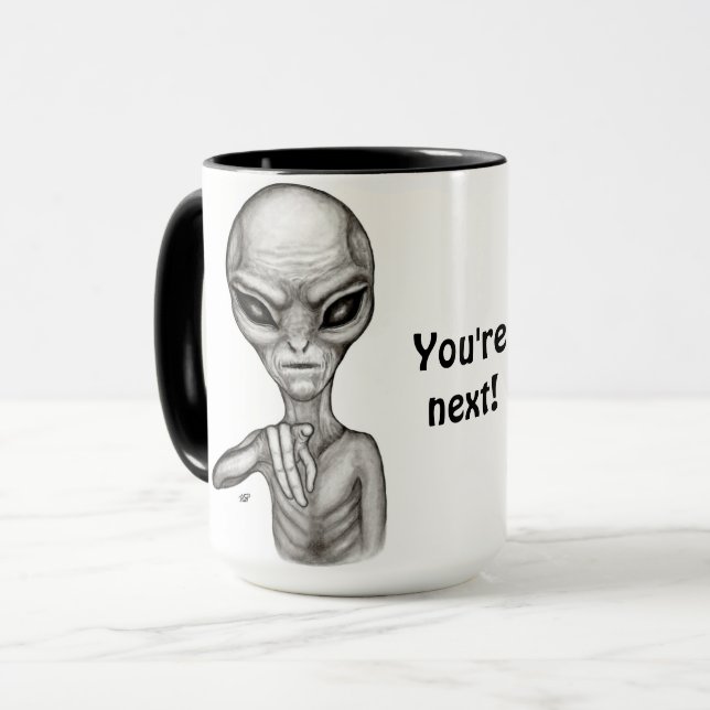 Bad Alien , You're next ! Mug (Front Left)
