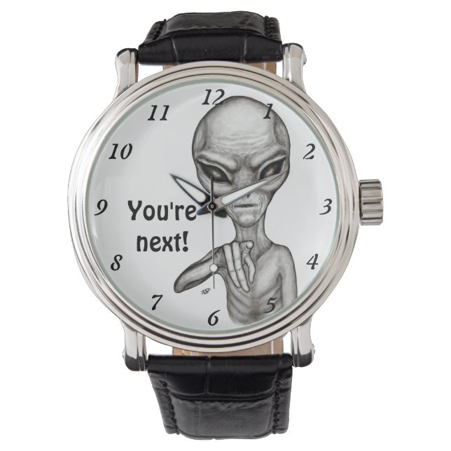 Bad Alien , You're next ! Watch (Front)