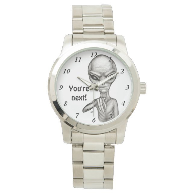 Bad Alien , You're next ! Watch (Front)