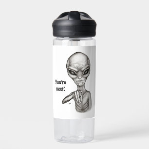 Bad Alien , You're next ! Water Bottle