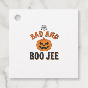 Bad And Boo Jee Halloween Pumpkin Graphic_1 Favour Tags