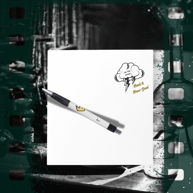 Bad and Boo-jee “I Am the Storm” Gothic Notepad (Creator Uploaded)