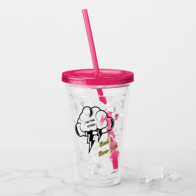 Bad and Boo-jee Travel Acrylic Tumbler (Front Ice)