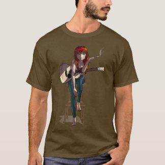 Bad Anime Girl Japanese Otaku Kawaii Clothes Anim T-Shirt