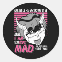 Bad Anime Girl Otaku Angry Manga Devil