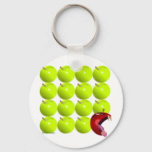 Bad Apple Keychain