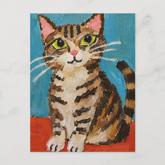 Bad Art #6: Kitty Cat Postcard (Front)
