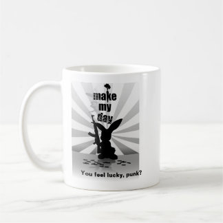 Bad-Ass Bunny with Rifle Coffee Mug