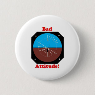 Bad Attitude 2 Inch Round Button