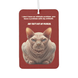 Bad Attitude Cat Air Freshener