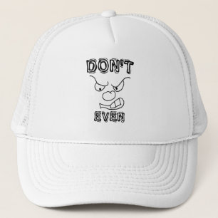 Bad Attitude Hat Angry Face