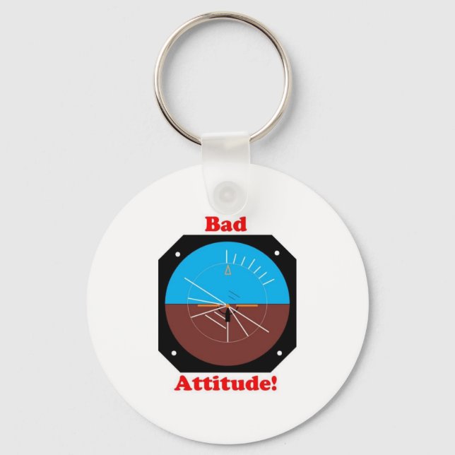 Bad Attitude Keychain (Front)