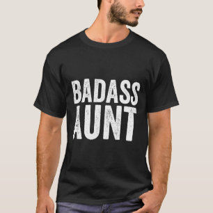 Bad Aunt Gift Funny New Aunt Idea New Niece Nephew T-Shirt