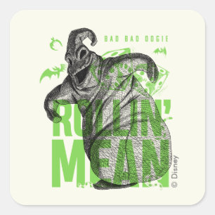Bad Bad Oogie Rollin' Mean Square Sticker