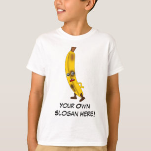 Bad Banana with Customizable Slogan T-Shirt