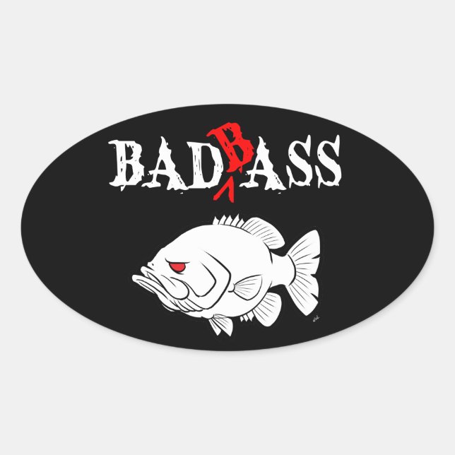 Bad Bass Stickers (Front)