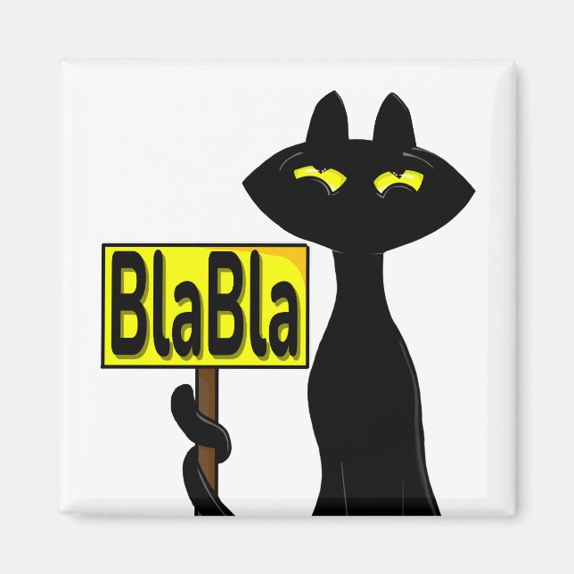 Bad Boogie Fanny Magnet - BlaBla sign (Front)