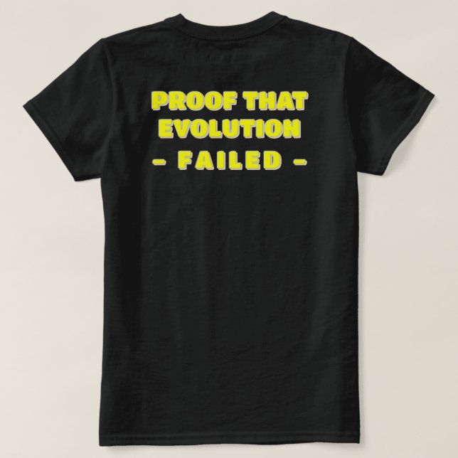 Bad Boogie Funny T Shirt - Humans. Why? (Design Back)