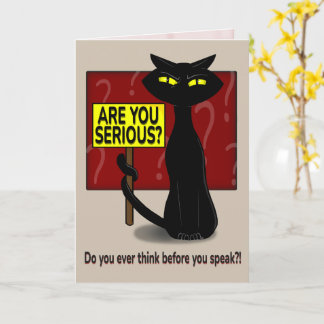 Bad Boogie Funny Thank  You Card 