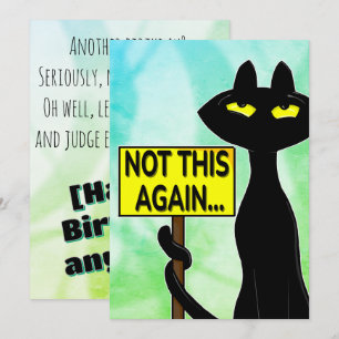 Bad Boogie Sarcastic Birthday Card