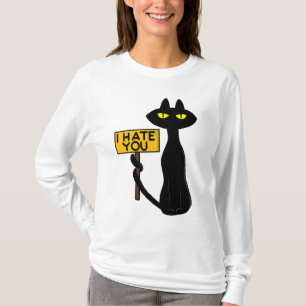 Bad Boogie -The Cat- "IHATEYOU" funny T-Shirts