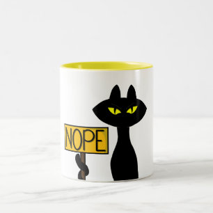 Bad Boogie -The Cat- "NOPE" funny Mugs