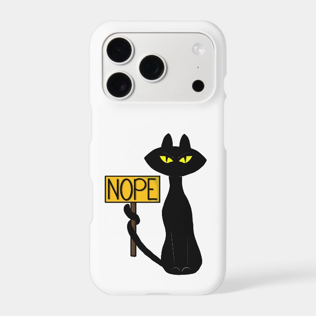  Bad Boogie -The Cat- "NOPE" funny Phone Case (Back)