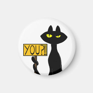 Bad Boogie -The Cat- "You?!!" funny Magnets