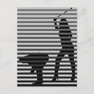 Bad Boy Silhouette Postcard
