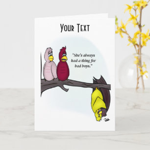 Bad Boys White Folded Greeting Card
