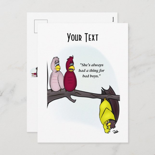 Bad Boys White Postcard (Front/Back)