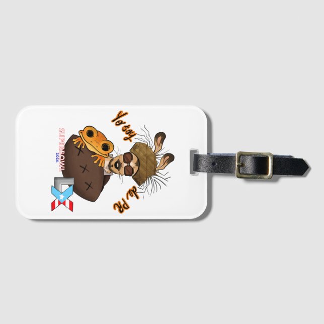 Bad Bunny Luggage Tag (Front Horizontal)